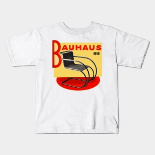 Bauhaus Avant-garde art school! Modernist armchair. Kids T-Shirt